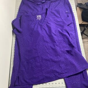 Barco Uniforms Vibrant Purple Scrub Set